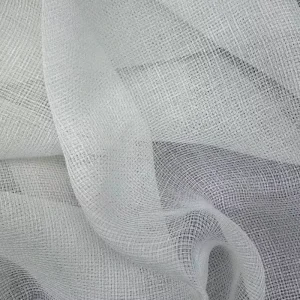 Manufacturer’s Woven Polyester Net Look Tulle Curtain Fabric