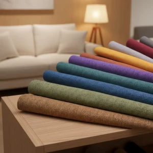 Many Colors 100% Polyester Eco Friendly Home Textile Upholstery Sofa Fabric for Accessories and Toys