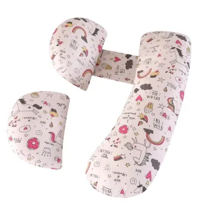 Maternity Cross Border Travel Waist Supporting Side Sleeping Multifunctional Adjustable U Shaped Polyester Fiber Pillow