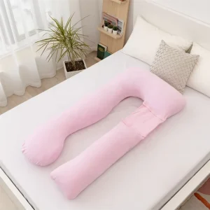 Maternity Full Body U Shaped Pregnancy Pillow Pregnant Women Soft OEKO TEX Certified Polyester Cotton Filled Adult