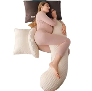 Maternity H Shaped Pregnancy Pillow With Side Sleeping Waist Belly Support Cotton for Nursing