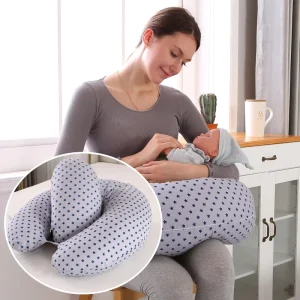 Maternity Nursing Pillow for Breastfeeding Side Sleeping Support Pillow Soft Cotton Cover OEM ODM Available