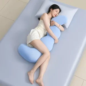 Maternity Pillow Memory Foam Washable Eco Friendly Soft Oblong Body Back Support Customizable for Pregnant Women