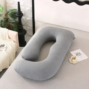 Maternity Pillow U shaped Knitted Gray Pillow Bedside Cushion Cross border Home Textile Bedding