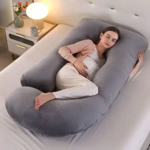 Maternity Pillow for Pregnant Women G Shape Pregnancy Support Pillow with Body Protection Washable Customizable