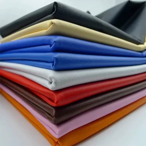 Matte Finish Smooth PVC Faux Fabric Synthetic Leather Roll for Car Seats Sofa Bags Furniture Upholstery Wall Decoration