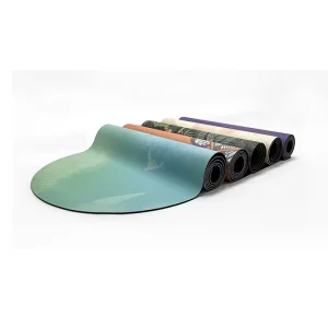 Matte Frosted PU Travel Pilates Arch Curve Purple Marble Rug Yoga Mat Estera De Yoga Create Your Own Oval Arch Yoga Matt