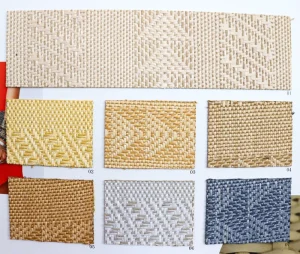 Matte Woven Fabric Anti-Slip PP Woven Fabric with Diamond Weave Texture Anti-Static Features for Carpets Gym Mats Ripstop Style