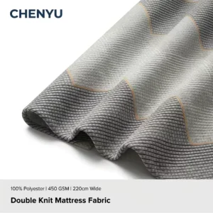 Mattress Double Kint Jacquard Fabric 100% Polyester Heavyweight 450gsm Knitted