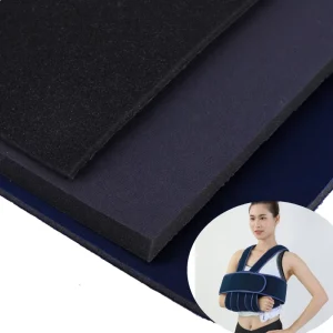 Medical Support Padding Prosthetic Liner Velour Sponge Backed Rehabilitation Cloth Laminated Foam Fabric for Orthopedic Brace