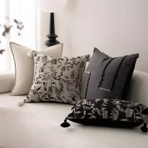 Medieval Wabi Sabi Retro Design Sense Throw Pillow for Hotel Living Room Sofa Home Decorative Pillowcase Cushion Cover