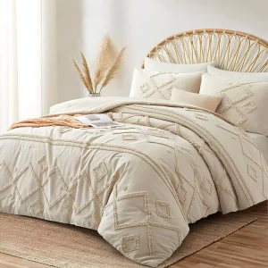 Medium Double Bed Quilt Set Tufted Jacquard Bed Kit with Comforter Sets