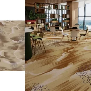 Medium Pile Woven Tufted Soundproof Wall Carpet for Bedroom Office Prayer Use PET Friendly Non Slip Floor Covering
