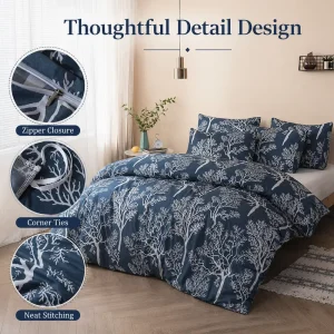 Medium Warmth Oversized Designer Filled Bedding Set Large Size Indoor Outdoor Four Season Cozy Comfort Bed Bedding Set
