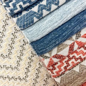 Medium Weight Chenille Waterproof Woven Upholstery Fabric with Plain Pattern for Home Textile and Sofa Use