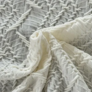 Medium Weight Jacquard Knit Polyester Fabric for Spring Clothing Stretch Rayon Spandex with Thick Weft Knitted Bag Accessory