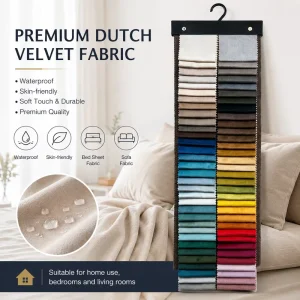 Medium Weight Tricot Knitted PU Tear Resistant Plain Dyed Dobby Waterproof Velvet Fabric 100% Microfiber Polyester Home Textile