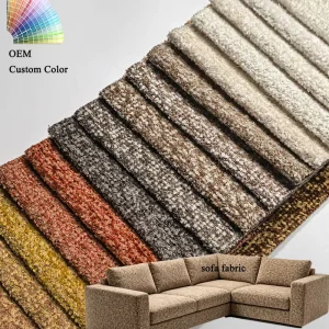 Medium Weight Waterproof Sofa Fabric Durable Upholstery Material for Premium Sofa Covers Lining & Bags