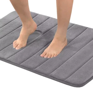 Memory Foam Bath Mat Soft Non Slip and Absorbent Bathroom Rug Machine Washable Bath Mats for Bathroom Thick Bath Rug