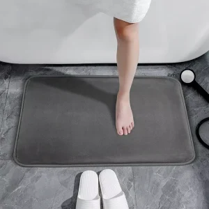 Memory Foam Bath Mat for Tub Soft Landing Non slip Bathtub Rug