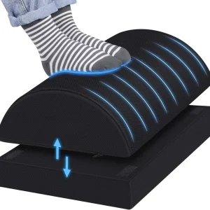 Memory Foam Ergonomic Pillow for Footrest Under Desk Foot Pad Pillow Custom Washable Leg Elevation Pillow for Office