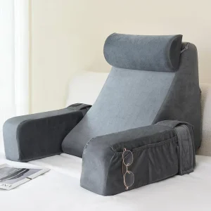 Memory Foam Floor Reading Arm Rest Wedge Pillow
