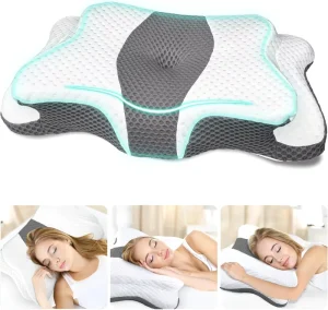 Memory Foam Pillows Cervical Pillow for Neck and Shoulder Pain Relief Ergonomic Contour Bed Pillow Side Sleep
