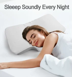 Memory Foam Pillows for Side Back and Stomach Sleepers Bed Pillow with Washable Cover and Breathable Mesh