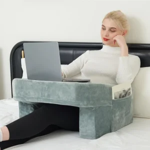 Memory Foam Soft Reading Pillow for Arm Rest Lap Desk Pillow for Playing and Gaming