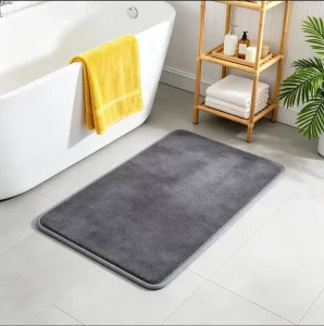 Memory Form Bath Mat Slow Rebound Comfortable Bathroom Floor Mat