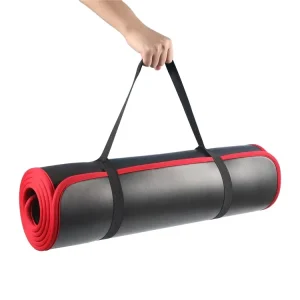 Men’s and Women’s 10mm Extra Thick 183*61cm Fitness NBR Yoga Mat with Odorless Non-Slip Features Free Custom Logo Straps