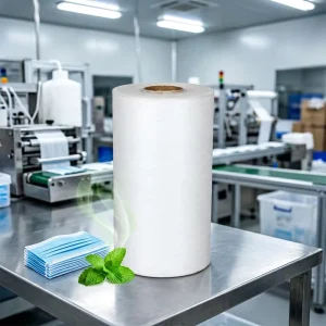 Menthol Scented Non-Woven Fabric for Mask Inner Layer Breathable Spunbond Fabric in Rolls for Face Mask Making