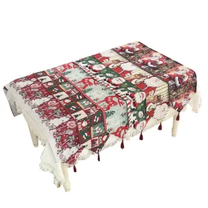 Merry Christmas Decoracion 13 x 70 Inch Jacquard Table Runners Christmas Placemat