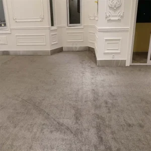 Mesh Back Elbow Yarn Carpet Good Air Permeability Non Slip Easy Install Wall Carpet for Various Indoor Places