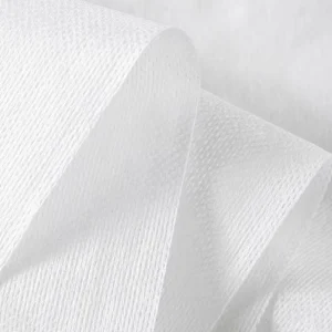 Mesh Pattern Spunlaced Non Woven 55gsm Viscose Fabric for Canister Wipes Facial Towels