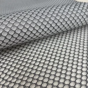 Mesh fabric 5D black and white elastic mesh fabric for bed frame office chair sofa and office furniture