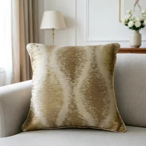 Metallic Jacquard Decorative Luxury Square Cushion Covers Decorative Throw Pillows Cover for Home Hotel Office