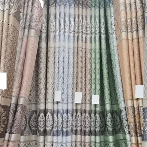 Mica Hot Product 100% Polyester Jacquard Upholstery Curtain Cloth Home Use for Curtain Fabric Living Room