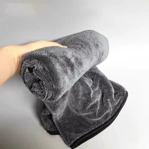 Micro Fiber Pile Auto Care Microfibre Detailing Microfiber Car Wash Cleaning Cloth Twisted Large Twist Loop Drying Towel for Car