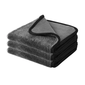 Micro Fiber Pile Auto Twisted Loop Car Drying Microfiber Manufacturer Microfibra Large Twist Loop Drying Towel for Car