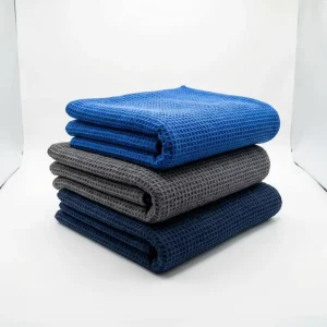 Microfiber 300GSM Waffle Weave Towel 40x40cm Super Absorbent Streak Free Glass Window Car Detailing Cleaning Cloth