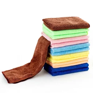 Microfiber Absorbent Kitchen Dish Cloth Streak Free Cleaning Dish Rags 40cmx40cm for Housecleaning