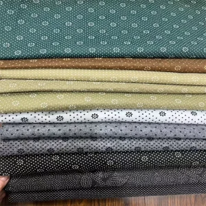Microfiber Anti slip Printed Plum Blossom Polka Dots Mattress Antiskid Slipper Non slip Felt Fabric