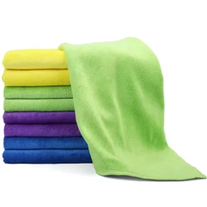 Microfiber Auto Detailing Towel Lintless Soft Anti Scratch Water Lock Car Cleaning Cloth for Car