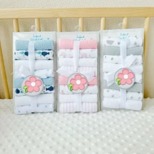 Microfiber Baby Towel 8 Pcs Animal Bath Face Square Soft Baby Wet Towel With Cartoon