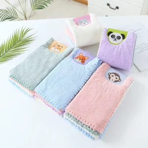 Microfiber Baby Washcloths Soft Absorbent Towel Natural Baby Washcloth for Delicate Skin Baby Towel Newborn Bath Face Towel