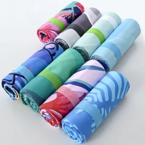 Microfiber Beach Towel Quick Water Absorption and Fast Drying for Gym Travel Swimming