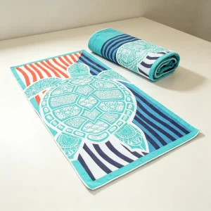 Microfiber Beach Towel with Logo Water Absorption Sand Free Custom Beach Towel Bath Towel Print Customised Polyester