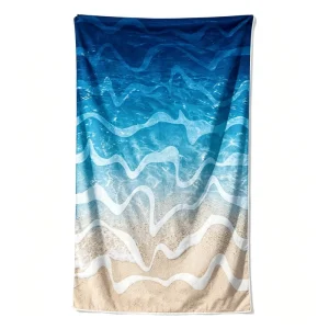 Microfiber Beach Towel with Logo Water Absorption Sand Free Custom Beach Towel Bath Towel Print Customised Polyester Customized