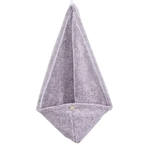 Microfiber Breathable Turkish Style Drying Hair Cap Bath Shower Dry Turban Towel Wrap Quick Drying Super Absorbent Hat